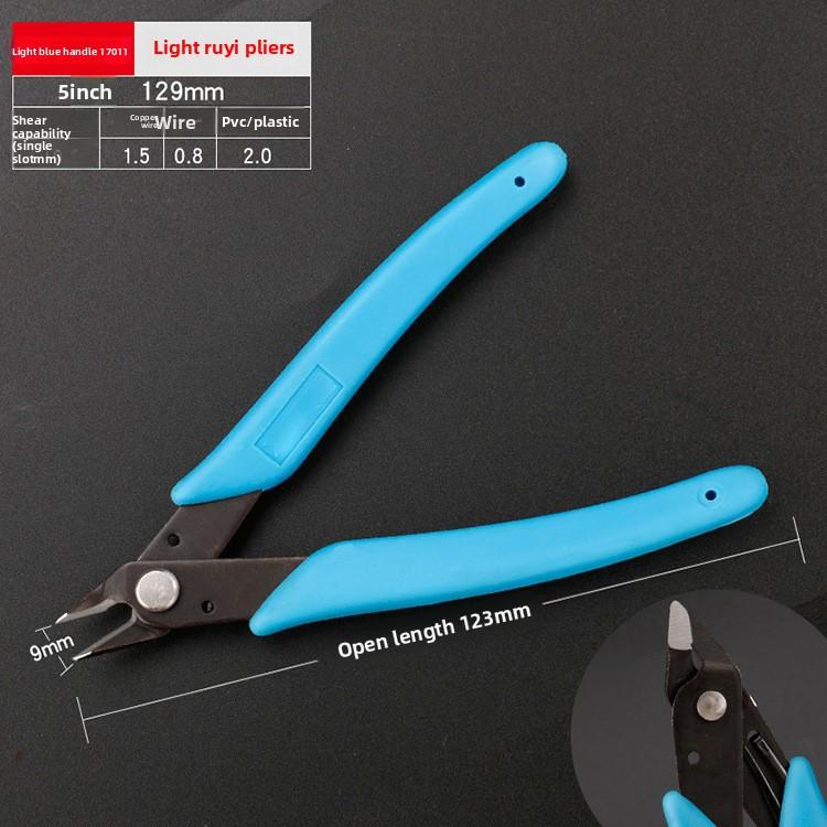 Mini Pointed Nose Pliers Model Pliers,1 Pair,Wire and Cable Cutter,Metal,Horizontal Pliers,Convenient, Durable and Reliable Tool