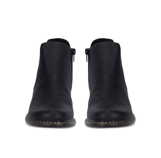 Rieker Z4994-00 Black Ankle Boots
