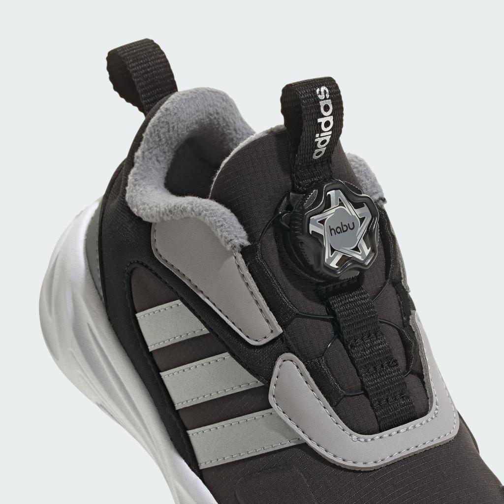 adidas Ozelle Low Top Casual Shoes Black Gray Kids'