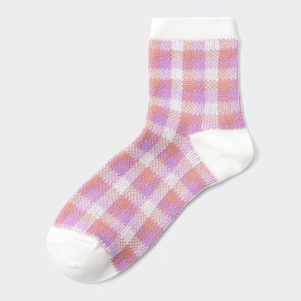 

Носки до щиколотки GU by Uniqlo в клетку +E