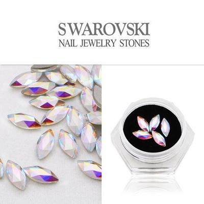 Marquise Crystal AB Nail Art Fancy Stone 5pcs DSJAF-2201-AB