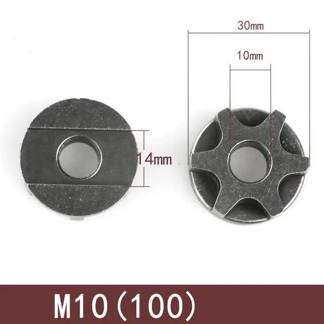 M10/M14/M16 Chainsaw Gear 100 115 125 150 180 Angle Grinder Replacement Gear Sawing Sprocket Chain Wheel for Chainsaw Bracket