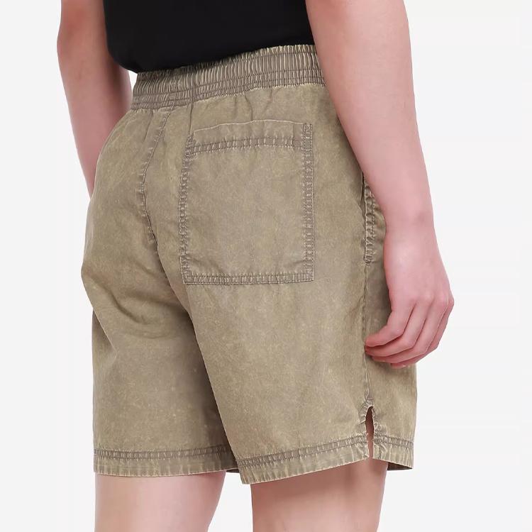 Nike Retro Washed Denim Casual Shorts Men Bottoms Military-Green DC1878-320