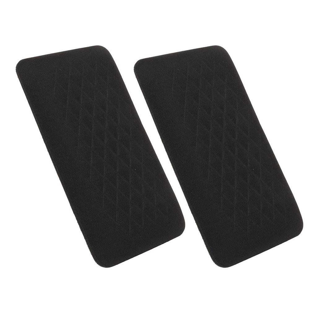 2pcs Car Leg Pads Sponge Soft Universal Automobile Center Console Knee Elbow Pad Cushion Black