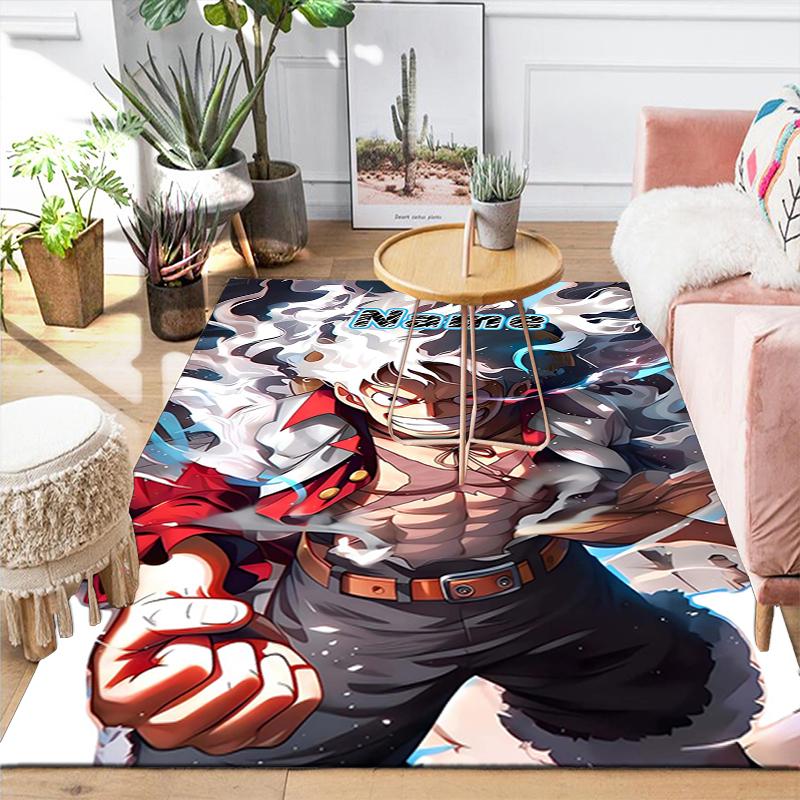Custom 1Pc One Piece Adventure Rug Office Carpet Indoor Outdoor Entrance Doormat Nonslip Soft And Comfortable Living Room D2915195