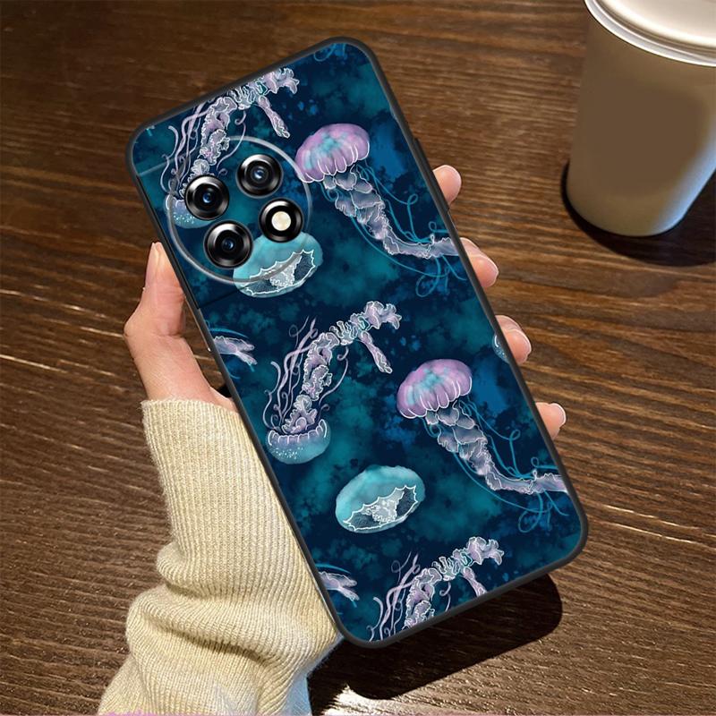 

Magic Jellyfish For OnePlus 15R 13 12 11 9 Pro 12R 13R 10T 13T Case For OnePlus Nord 5 CE 2 3 4 Lite N20 N30 OnePlus 8T