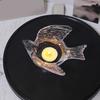 Glass Candle Holder Bird Shape Candlestick Ornament Festive Atmosphere Table Decoration for Home Party Festival