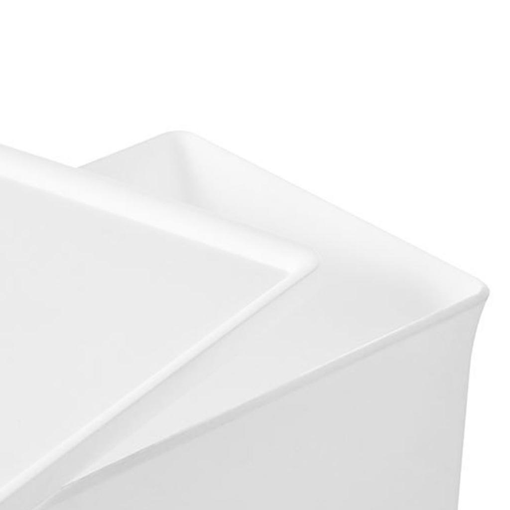Oppbevaringsbokser med lokk Stor kapasitet Multifunksjonell Stablebar Plast Oppbevaringsbeholder for Skap