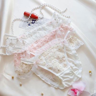 Damen Niedrige Taille Milchseide Japanischer Stil Atmungsaktive Dreieck Shorts - Süß & Sexy