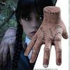 Addams Family Thing Hand,Realistische Narbige Latex Handfläche Horror Requisite Dekoration,Adams Family Cosplay Hand,Geeignet Als Geschenk für Einen Freund,Lustige Party Deko