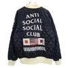Back Logo Embroidery Quilted Jacket S Jumper Blouson Men's Used