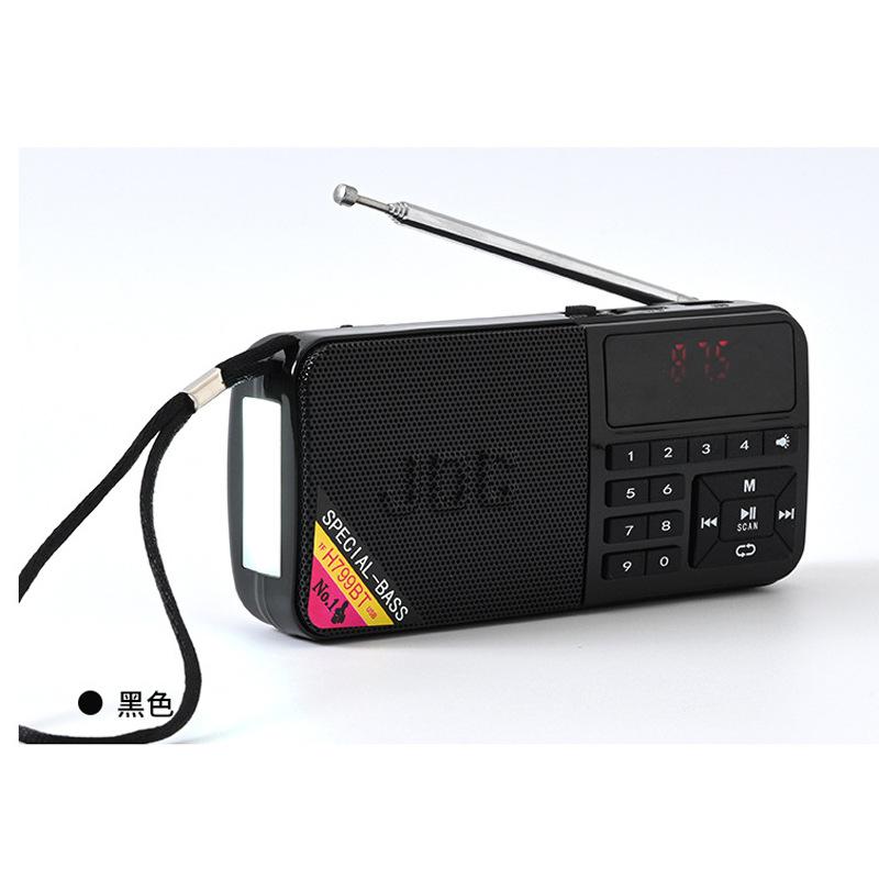 Bluetooth Speaker Radios Mini Portable Pocket FM Radio USB MP3 with Rechargeable Battery For Go Hiking FM Radio Receiver