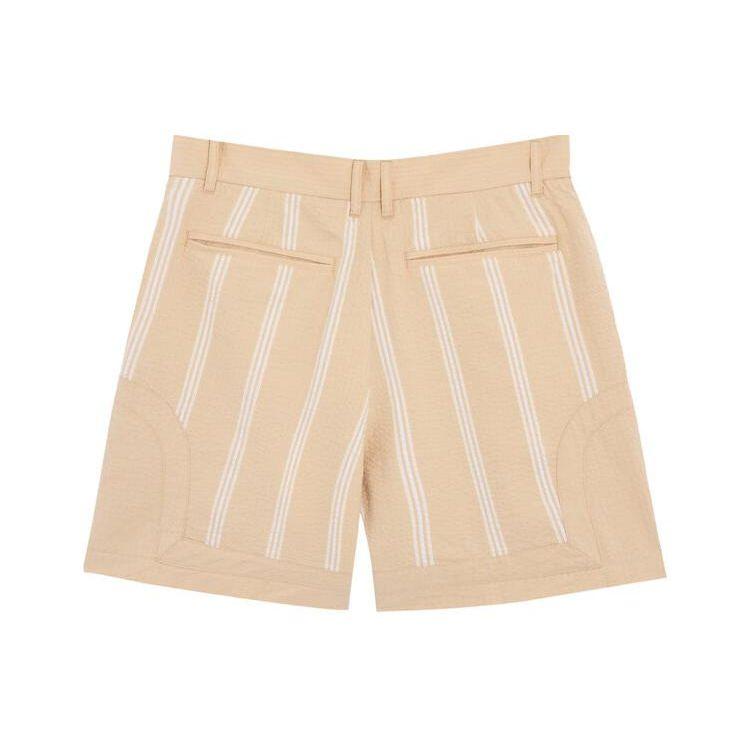Puma Apres Court Striped Design Loose Mid Waist Casual Shorts Unisex Shorts Soft-Sand 628236-32