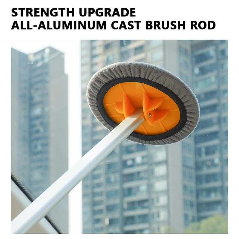 SEAMETAL Car Wash Mop Car Windshield Cleaner Brush With 180 ° Rotating Cleaning Head Extendable Handle