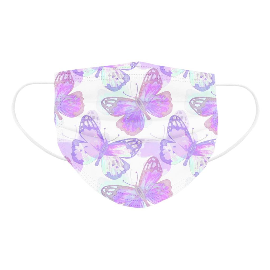 10PC Children's Tie-dyed Disposable Industrial Three Layer Face Mask