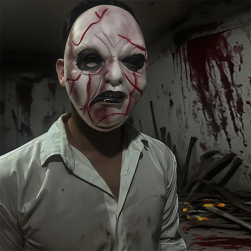 Goblin Elf Mask Evil Orc Masks Greepy Demon Skull Monster Helmet Goblinoid Halloween Carnival Party Costume Prop