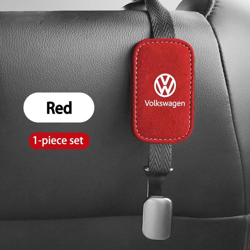 Universal Car Suede Hook High-Quality Headrest Storage Hanger For Volkswagen VW Scirocco Jetta Beetle Golf 4 5 6 Passat Polo B5