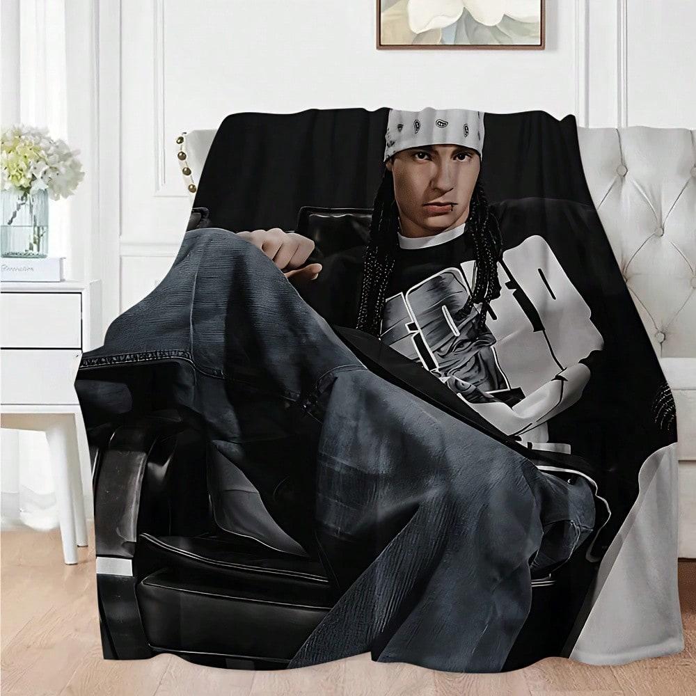 Anpassen [JIT]1 Stück, Decken, Tom Kaulitz Poster, Decke, Einzigartige Muster, Halloween-Stil Druck, Geeignet für den Heimgebrauch, Wa