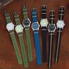 TPW Leuchtende 38mm Herren-Felduhr Leicht ablesbar Stoffarmband 24-Stunden-Anzeige Datum Wochentag Funktion Quarzwerk