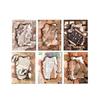Yan Ji Retro Burned Fragments Journal Sticker Pack - 6 Varieties