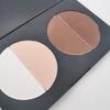 Two-Color Blush & Contour Palette for Professional Makeup Artists