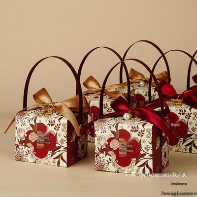Elegante Hochzeits Süßigkeiten Handtasche Box