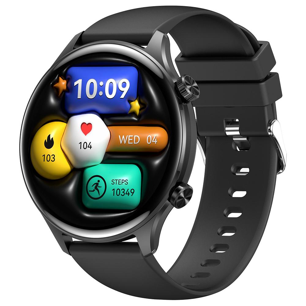 HK75 Ultra Thin Smart Watch AMOLED Screen Bluetooth-Compatible Calling NFC Waterproof Health Monitor Sports Watch