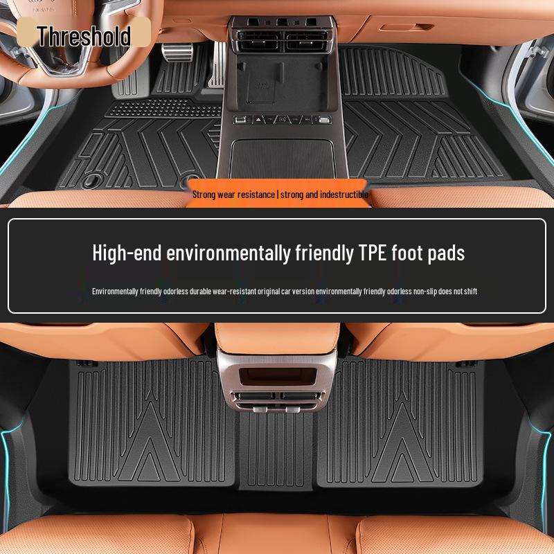 2025 BYD Han L EV/DMP TPE Floor Mats Full Coverage Interior Modification