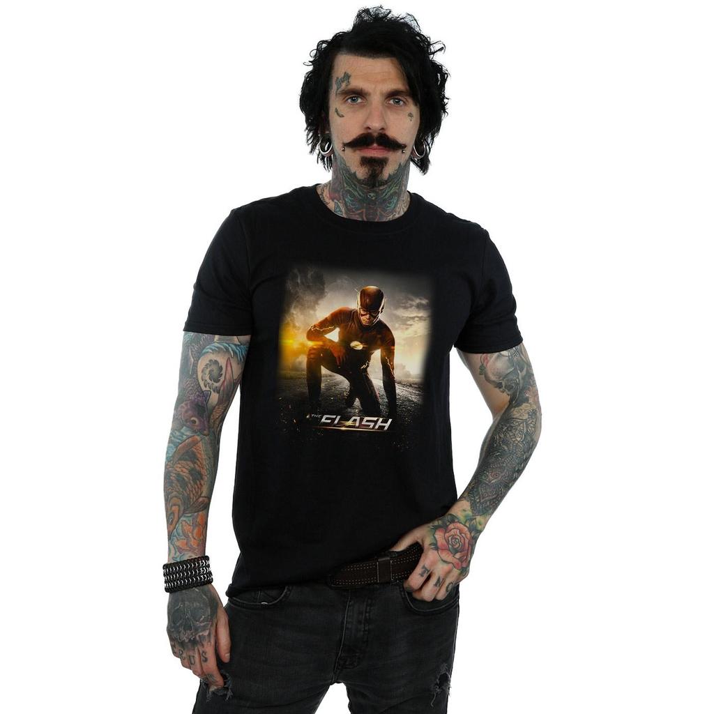 DC Comics Mens The Flash Future Road T-Shirt