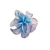 4cm průhledná třpytivá sponka do vlasů ve tvaru vajíčka s květinou - žraločí sponka do vlasů