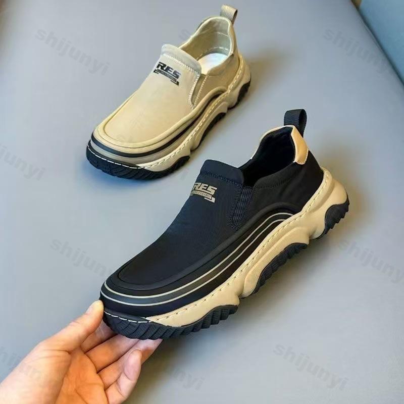 Fashion Autumn 2025 Men Casual Sports Shoes Comfortable Non Slip Outdoor Running Shoes Platform Vulcanized Shoes Zapatillas De Hombre
