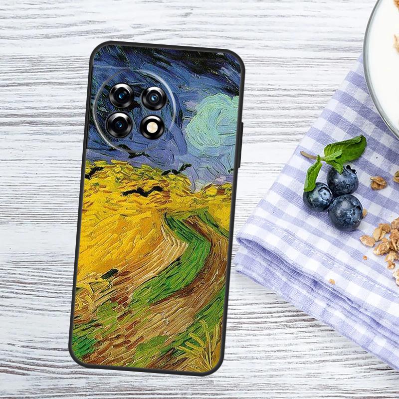 Van Gogh Starry Night Case For OnePlus 12 11 10 Pro 12R 8T 9R 10R 10T OnePlus Nord 3 2T N20 N10 CE 2 Lite Cover