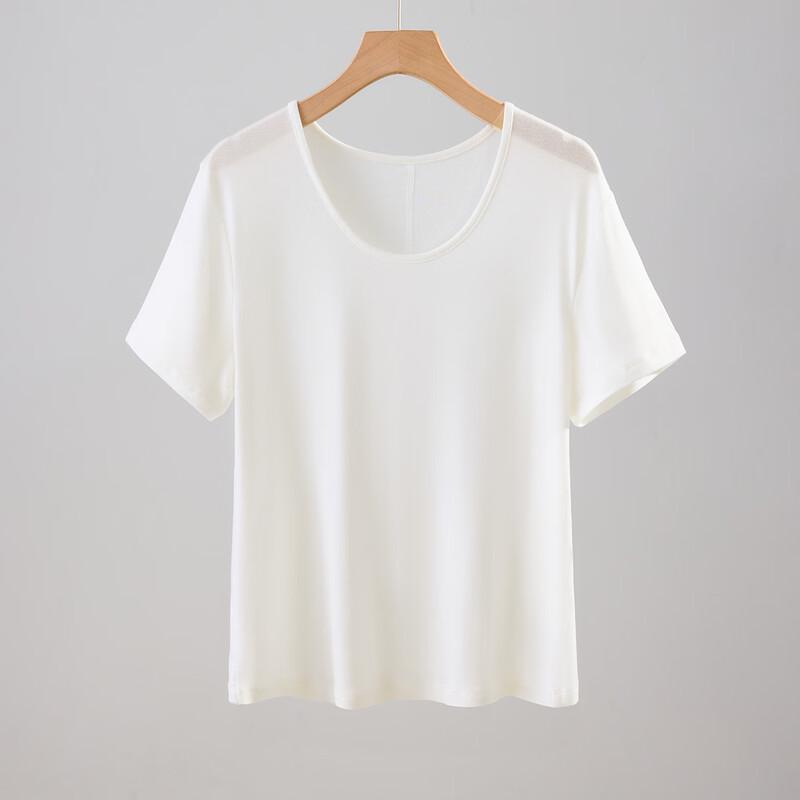Snowforte Women s Silk Blend Knit Short Sleeve T-Shirt XL
