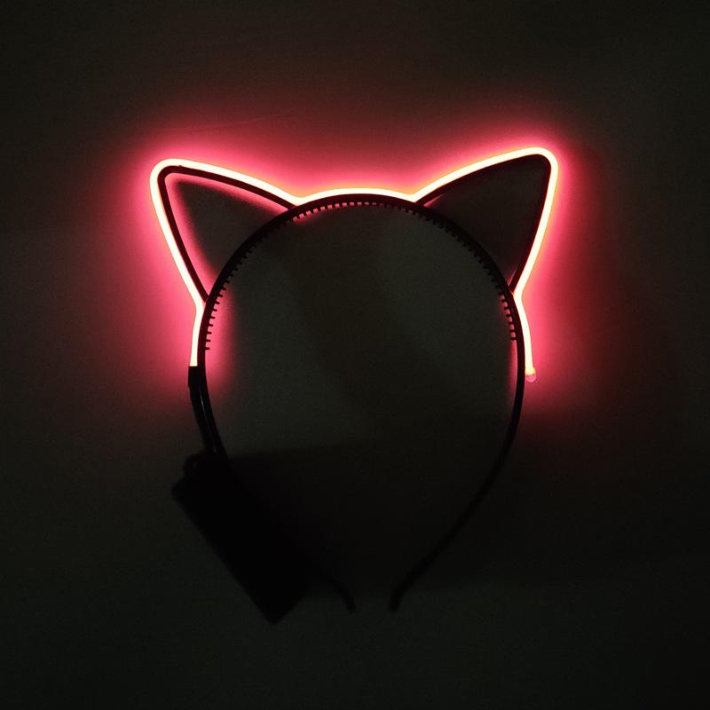 Illuminated Cat Ear Headband for Parties and Events