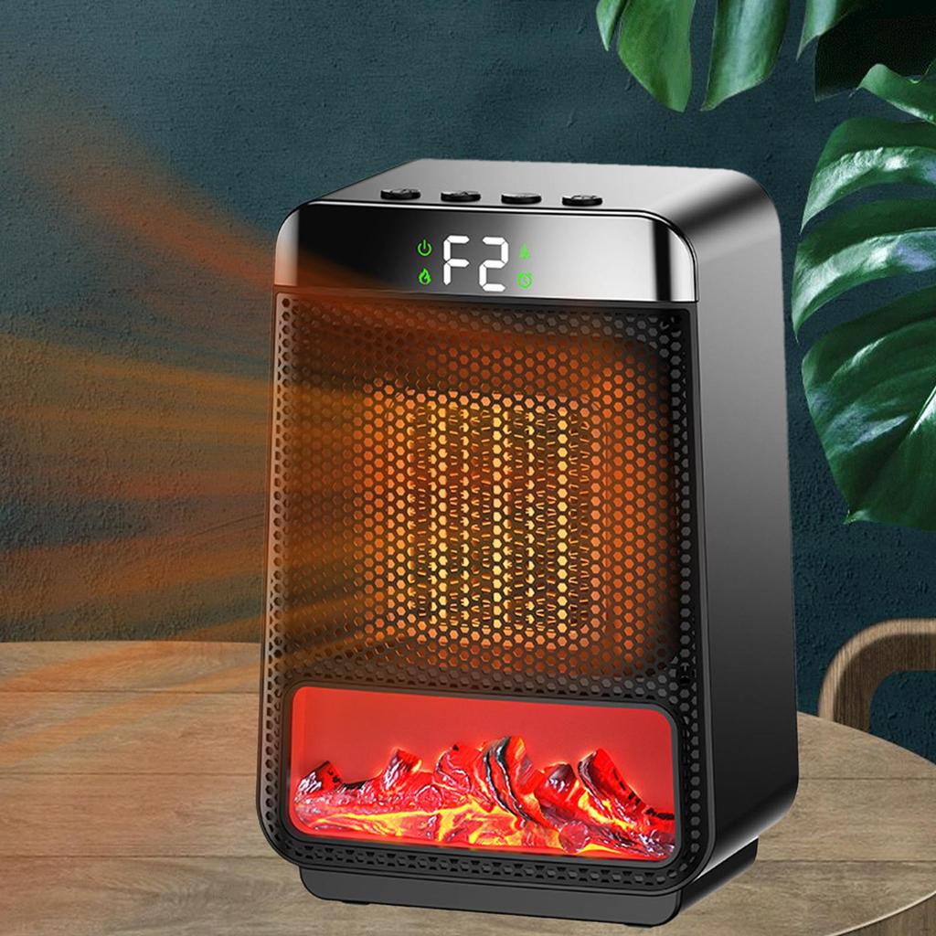 Electric Fireplace Heater Decorative US Adapter Plug for Home Indoor Office