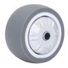 TPR Rubber Caster 4in Heavy Duty Wear Resistant Silent Tire Wheel Replacement for Hand Trucks Dolly 