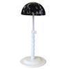 Practical Plastic Wig Stand with Adjustable Height  Hat Display for Easy Storage and Travel Suitable for All Wig Types
