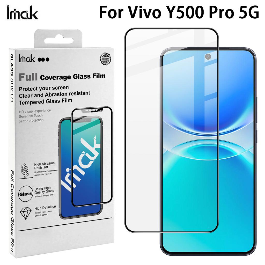 For Vivo Y500 Pro 5G Glass IMAK Full Coverage Tempered Glass Film Pro+ Series
