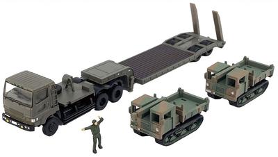 Colección de Remolques Trecole Forces Remolque Material Transporte Vehículo Set Diorama Suministros Autodefensa