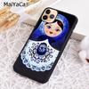 MaiYaCa Babushka Matryoshka Red Russian Doll Phone Case Cover For plus 11 12 13 14 pro max  coque