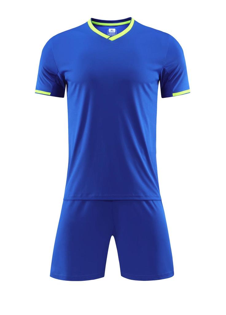 Adult Kids Soccer Uniform Set Breathable Sweat Absorption Quick Dry Soccer Jersey Stitching Color Competition Training Soccer Uniform