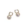 French Fashion High-end Simple Pearl Earrings Women's Elegant Temperament Design Sense Ear Buckle New Trendy Earrings