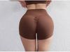 ALOSCO Women's Quick-Dry Yoga Shorts - Slimming Tight Fit, Bare Feel Peach Hip Lift
