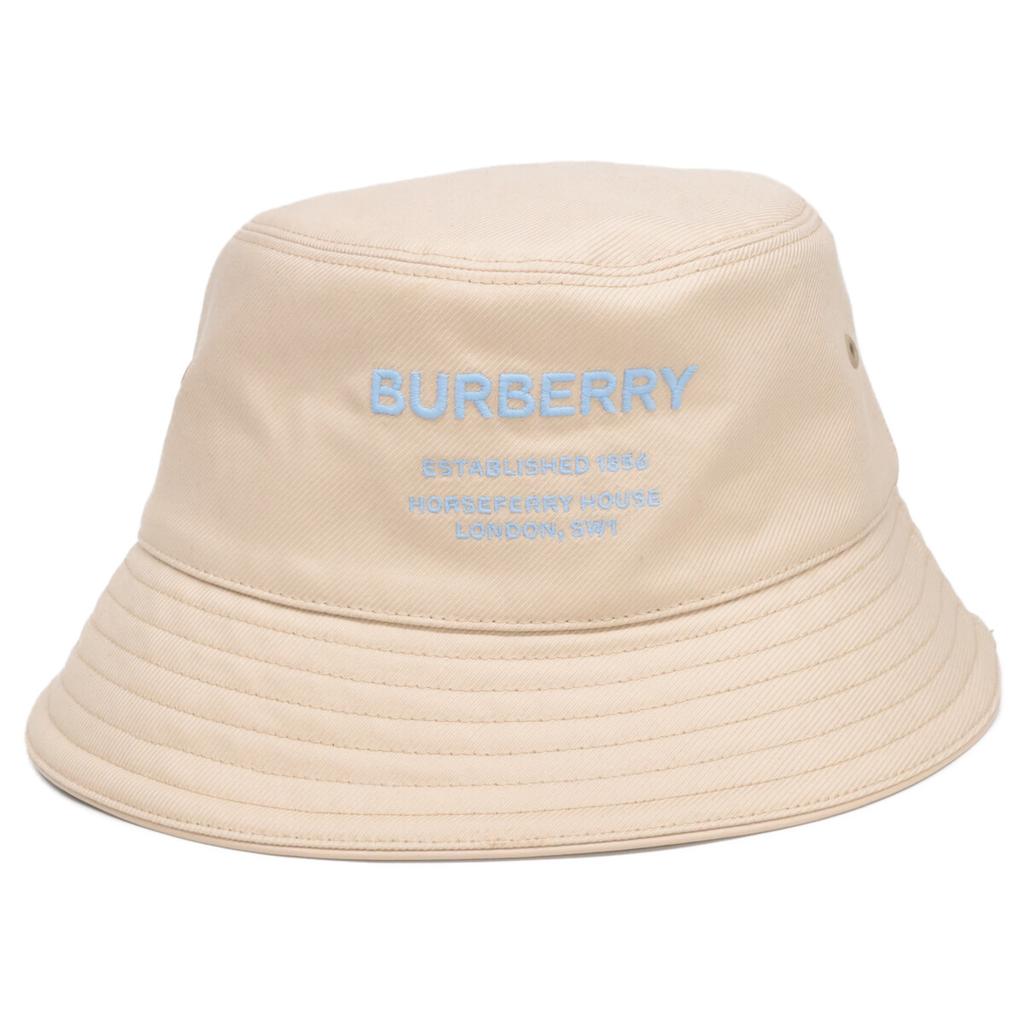 Burberry [Excellent Condition/Domestically Authorized] 8056855 HORSEFERRY Bucket Hat Hat L beigeUsed