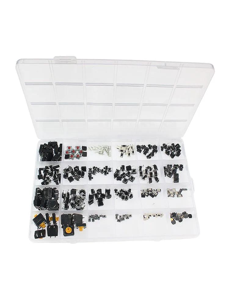 250PCS Switch Kit Micro Switch DIY Assorted Kit Push Button Switches Assortment Set