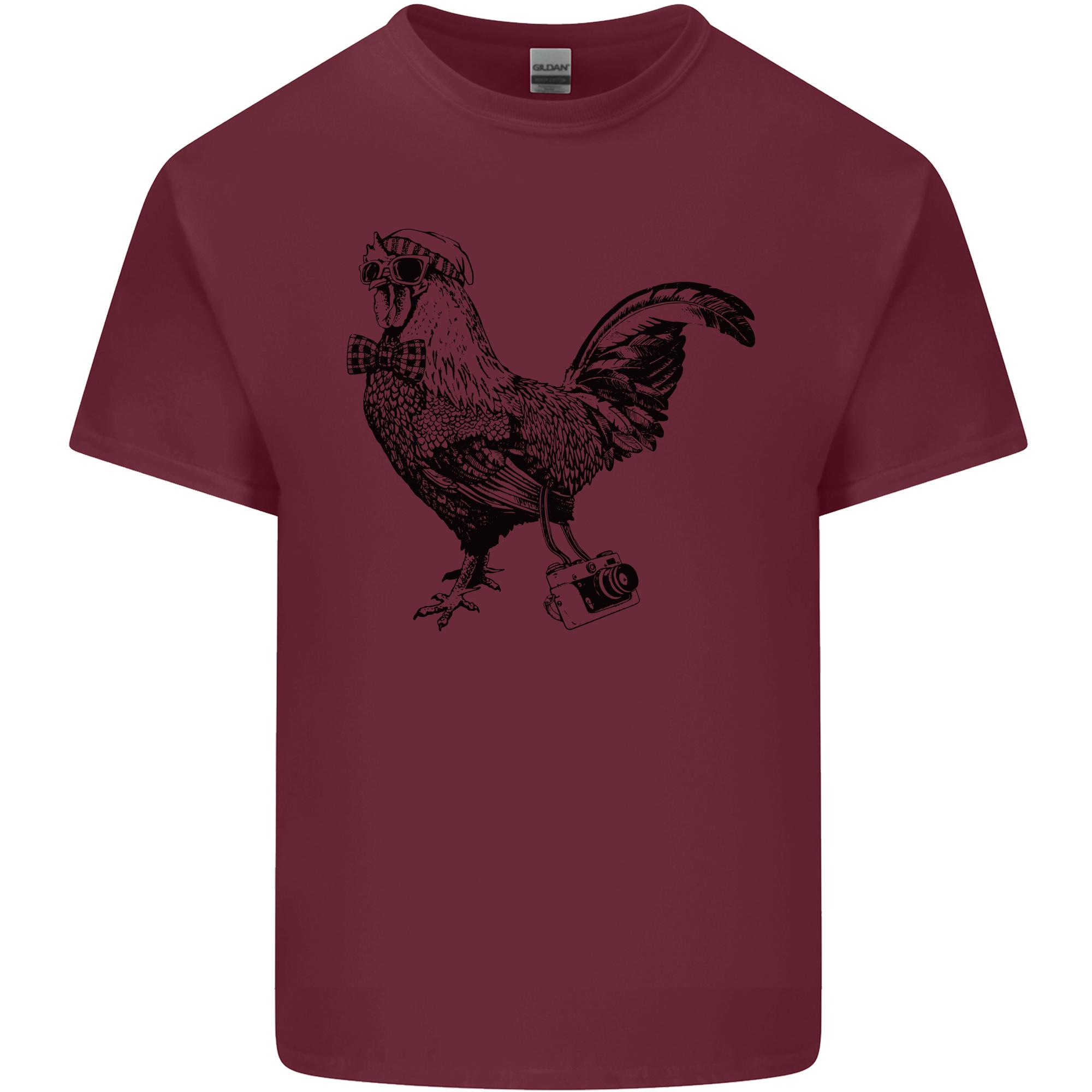 Rooster Camera Photography Photographer Unisexs Light Cotton TShirt S