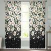 White Daisy Floral Tulle Curtains For Living Room Sheer Curtain For Bedroom Window Blinds Voile Curtains