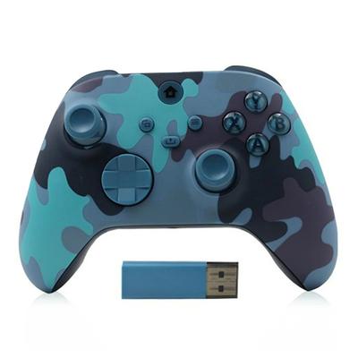 Wireless Game Controller for Xbox One Series X/S Console Joysticks with 2.4G Adapter Receiver for Windows PC Gamepad, Camouflage
