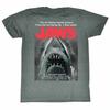 Jaws Beware Graphite Heather Adult T-Shirt
