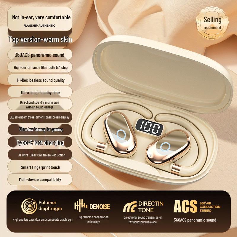 2025 Wireless In-Ear & Over-Ear Bluetooth Headphones - High-Value, Sports, Ultra-Long Battery, No Pain Design